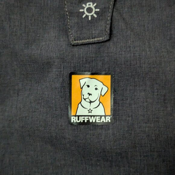 RuffWear Aira Rain Jacket Waterproof Dog Rain Coat Twilight Gray - Picture 7 of 9